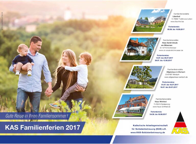 KAS Familienferien 2017 - Anmeldung