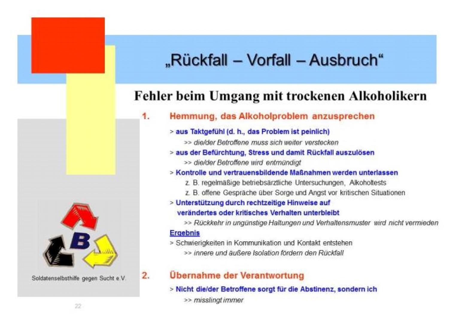 Rückfall - Vorfall - Ausbruch (Seite 5 / 26)