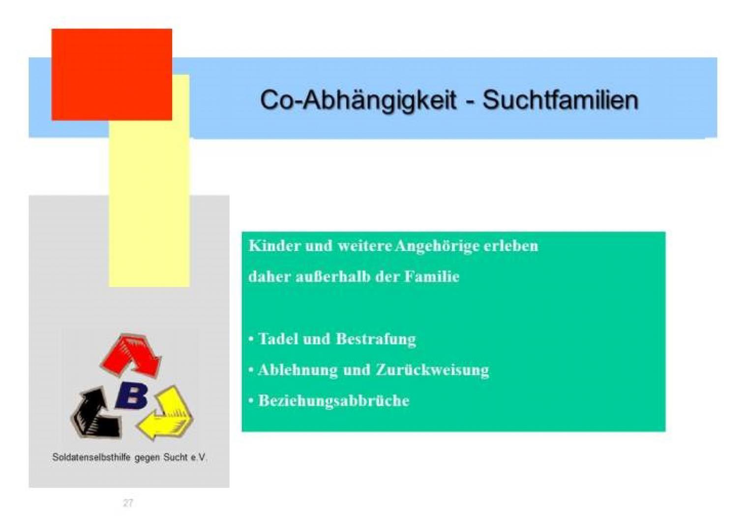 Co-Abhängigkeiten - Suchtfamilien (Seite 9 / 26)