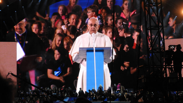 Papst Franziskus beim 9. Weltfamilientag in Dublin, Fotograf: Walter Raab