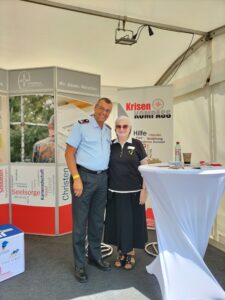 Das Team des Fachbereiches II. Hier: Walter Raab und Schwester Irmgard.
